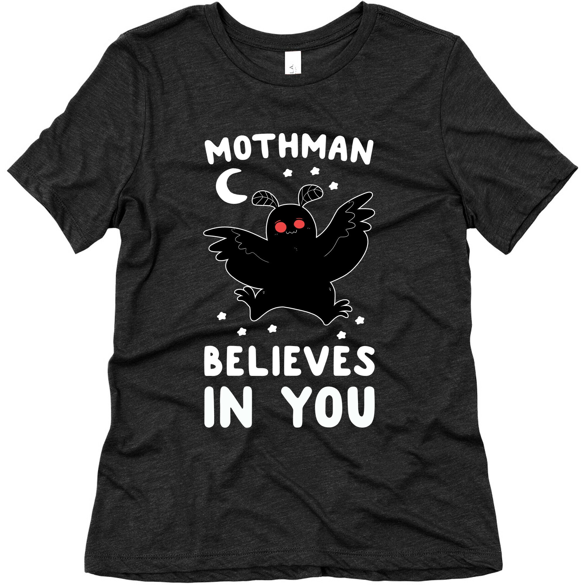 Mothman Believes in You Women's Triblend Tee